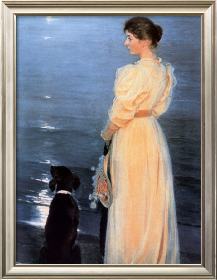 Summer Evening at Skagen - Peder Severin Kroyer Painting On Canvas